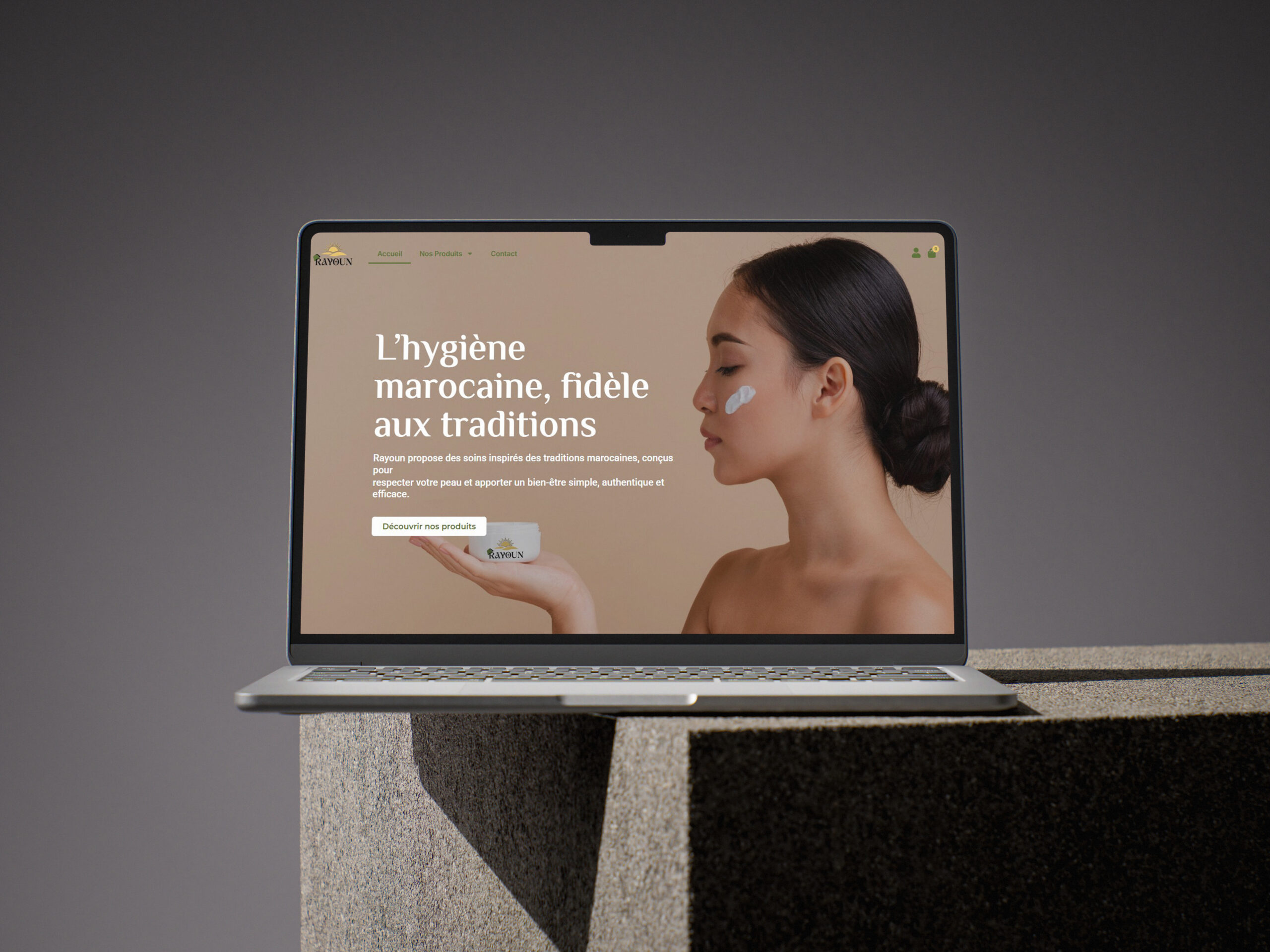 Mockup d'un site e-commerce par Agence RynelKreation