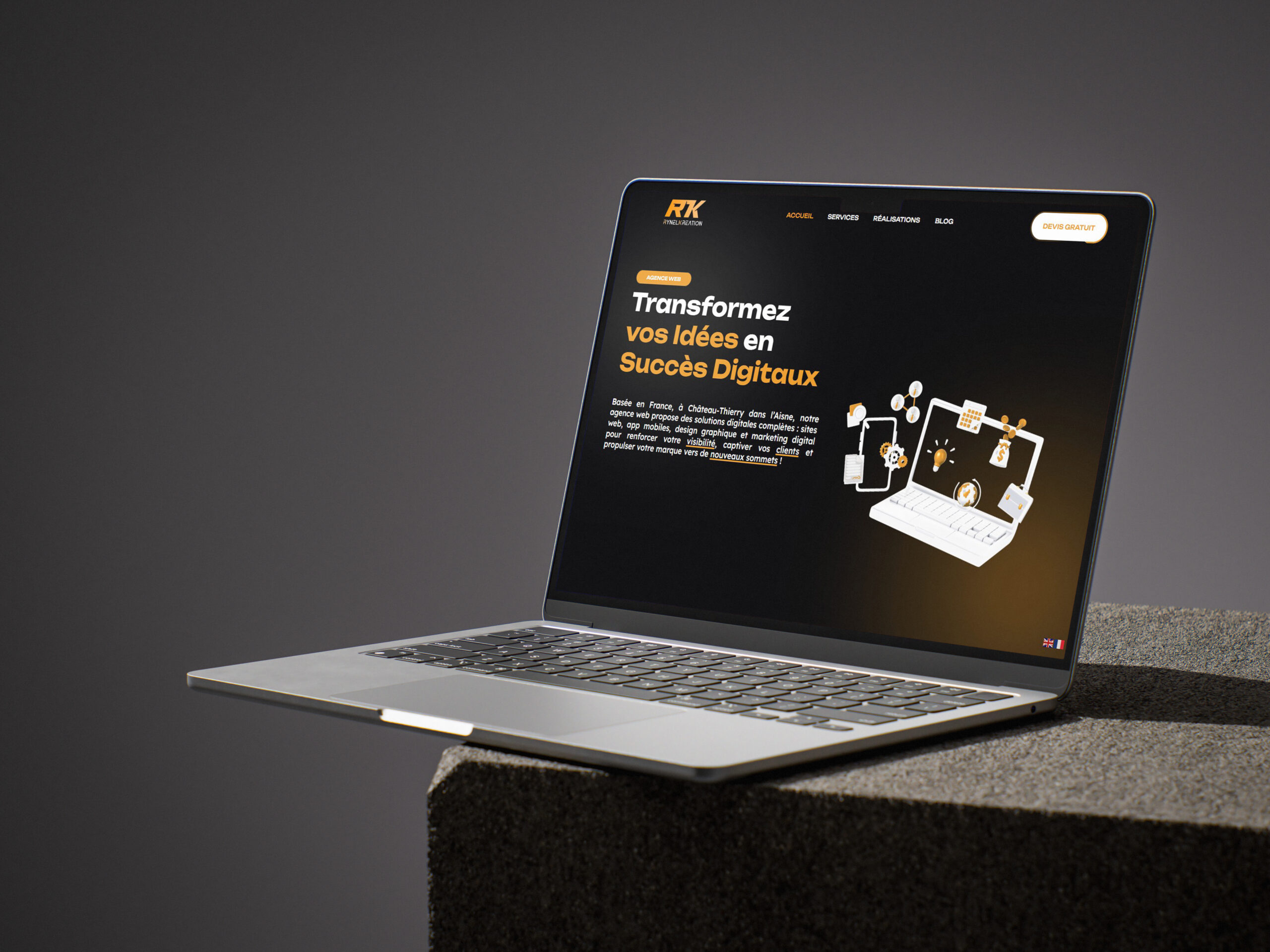 Agence web RynelKreation Château-Thierry - Création site internet et SEO dans l'Aisne