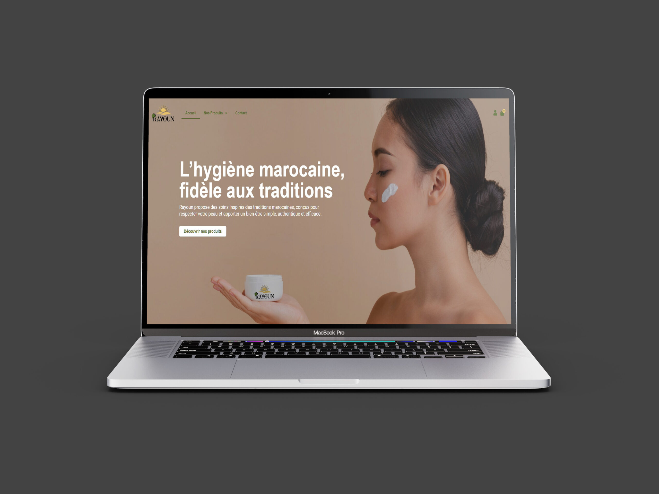 Mockup site web Rayoun