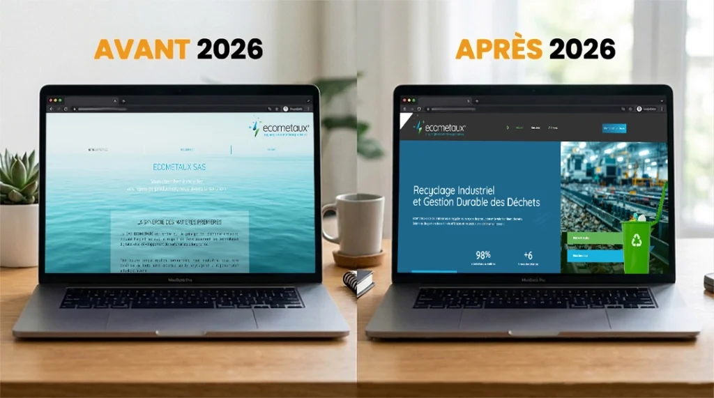 Cas client Ecometaux - Refonte site web par Agence RynelKreation