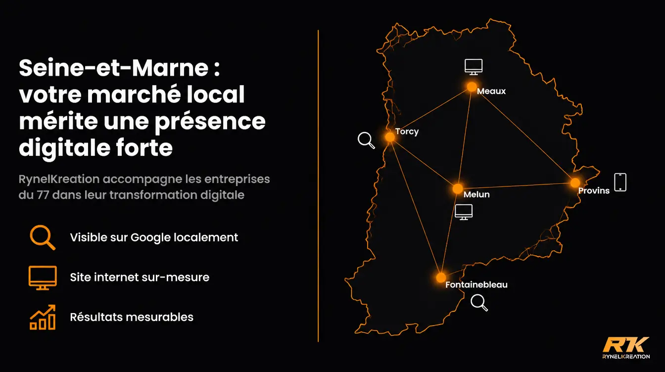 Agence RynelKreation est une agence web près de la seine-et-marne et accompagne les entreprises sur le digital