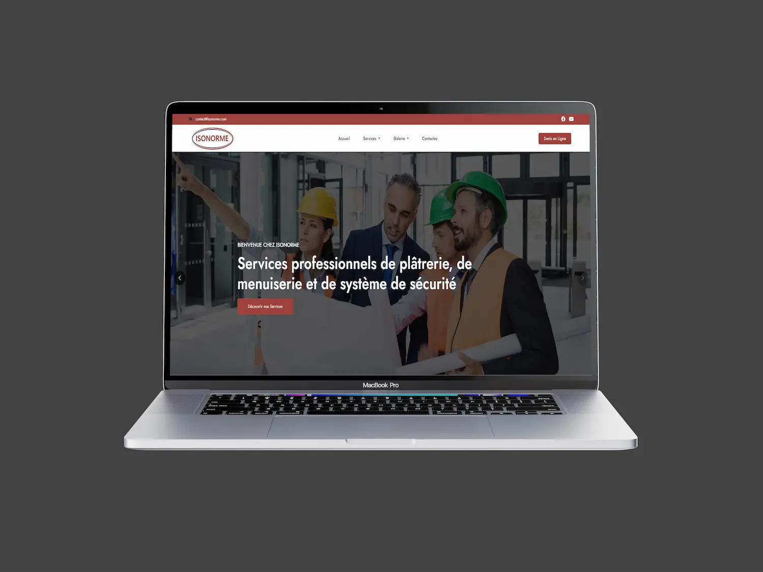 Site web Isonorme